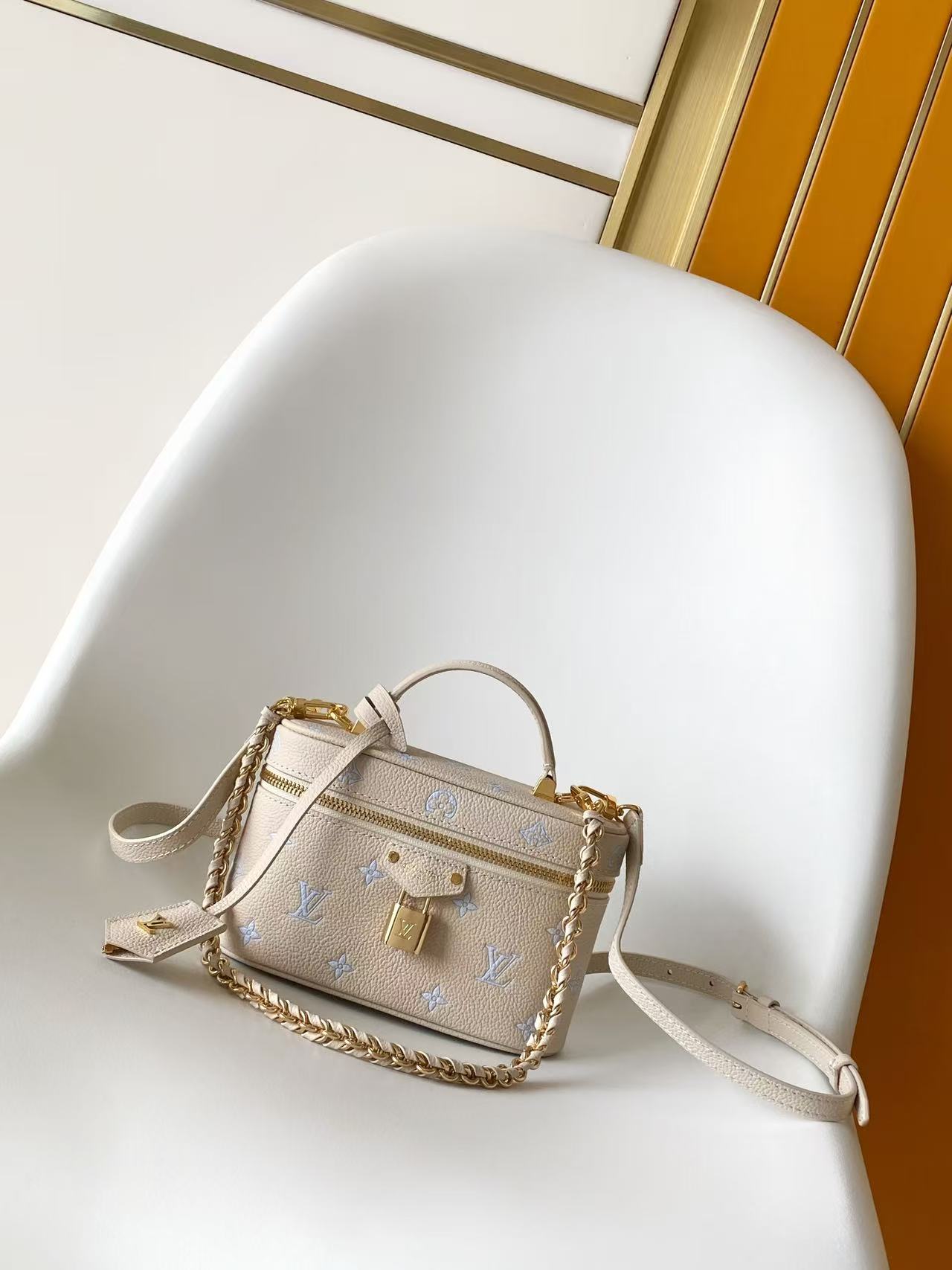 Louis Vuitton LV Nano Noé Handbag Premium Canvas Model M83043 Zip Closure Travel Ready Luxury Designer